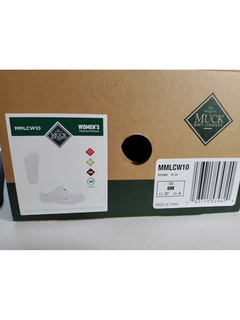 Muck Boot Company Muckster Lite Clog White Women’s Size 6 Comfort Garden Work - Picture 9 of 10